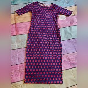 XS LuLaRoe Geometric Julia Dress #0438